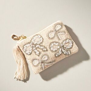 NWT Anthropologie Bow Icon Coin Purse